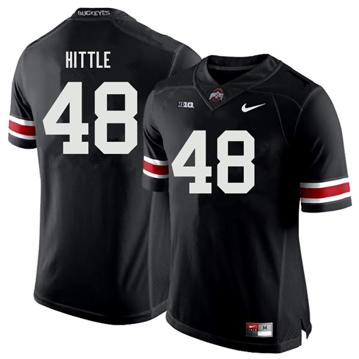 Logan Hittle Ohio State Buckeyes Men's NCAA #48 Nike Black College Stitched Football Jersey MLA8656NX